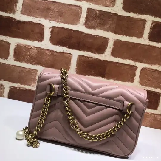 Firstbag ru Bag Marmont GUCCI GG Belt Pearl Chain 0605